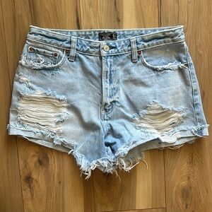 Abercrombie and fitch high rise shorts